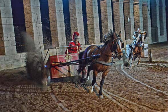Espetáculo equestre e jantar no centro hípico Xanadú