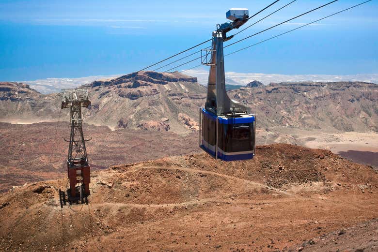 Percurso do teleférico do Teide