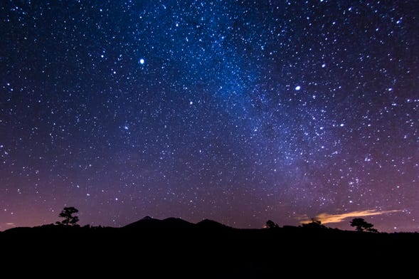 Observação de estrelas no Teide