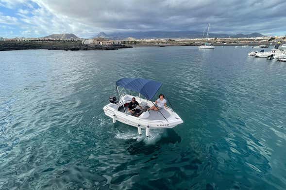Aluguel de barco sem licença em Las Galletas
