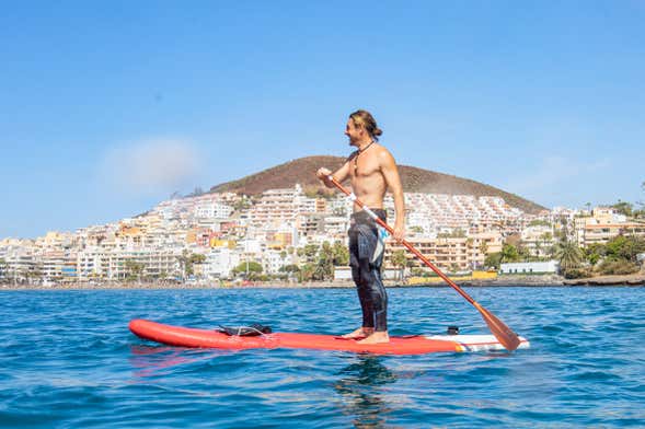 Paddle surf em Los Cristianos