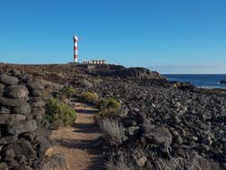 Caminho ao farol de Arona