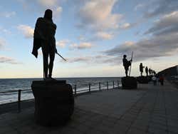 Escultura dos menceyes de Tenerife